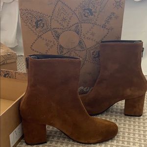 Free People Cecile Booties in Cognac sz 38